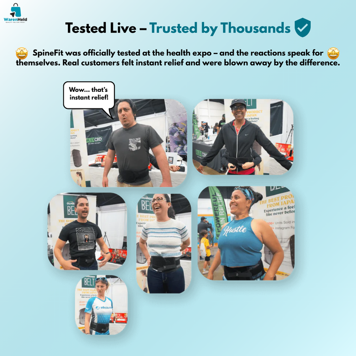 SpineFit tested by real customers